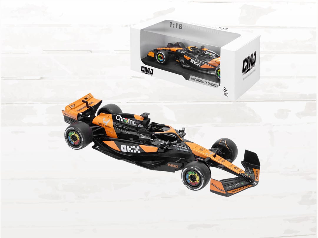Mclaren F1 2024 1:18 Diecast Model - Papaya Orange CMJ Die Cast - Etsy