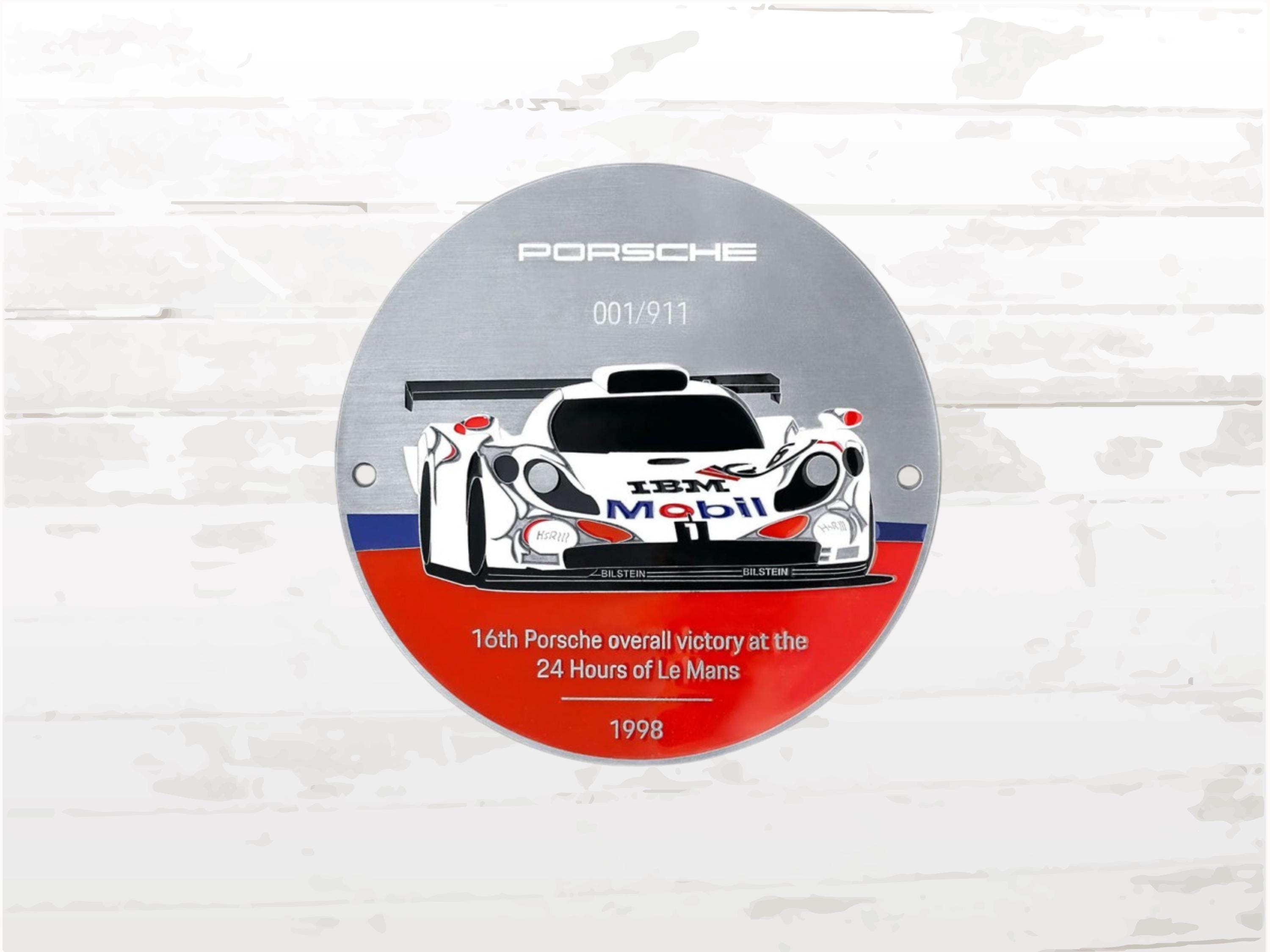 ポルシェ　グリルバッジ1973個限定 ポルシェ 911 GT1 ル・マン優勝車 グリルバッジ - 限定版 - Etsy 日本