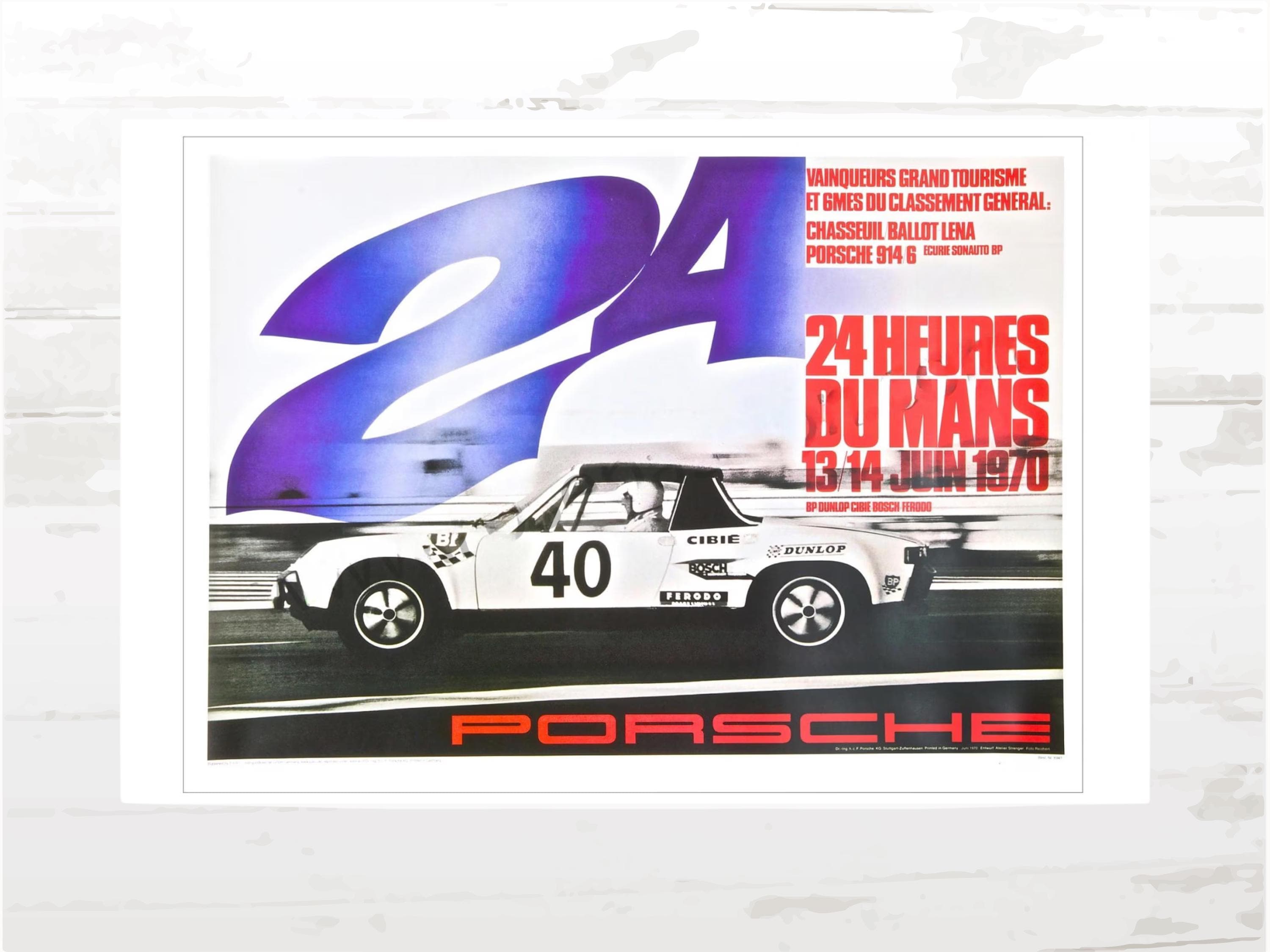 ポルシェポスター914/6 GT ル・マン24時間レース 1970年、グランド