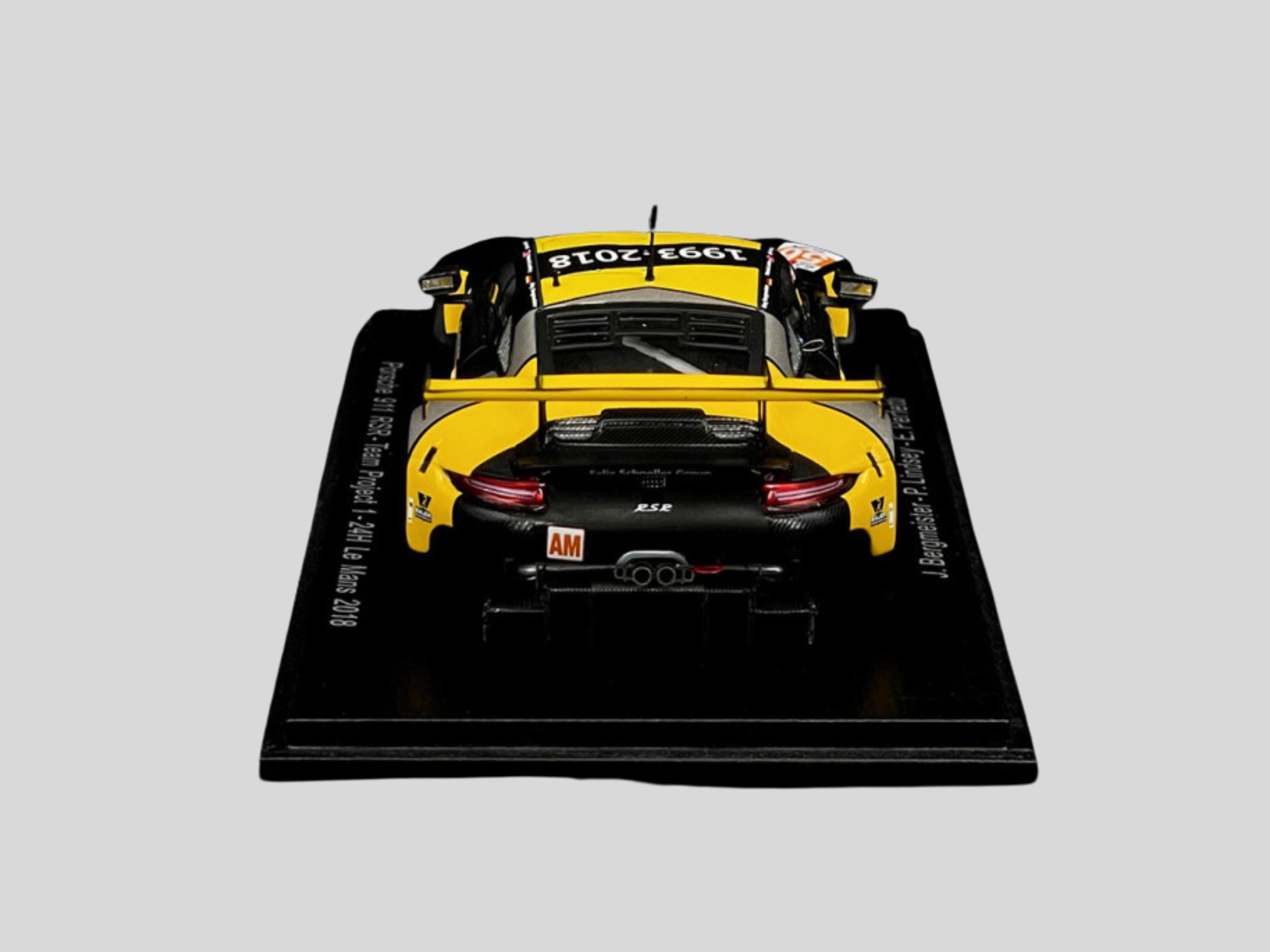 24H202 Voiture 1/43 IXO 24 Heures Mans PORSCHE 911 RSR Cochon 2018 Chr – Jumajo