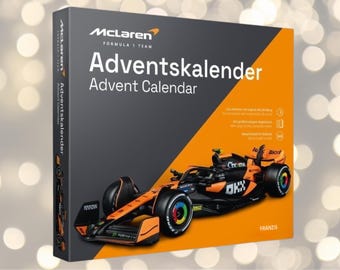 Calendrier de l'Avent McLaren F1 | Kit de construction de voiture miniature 1:43