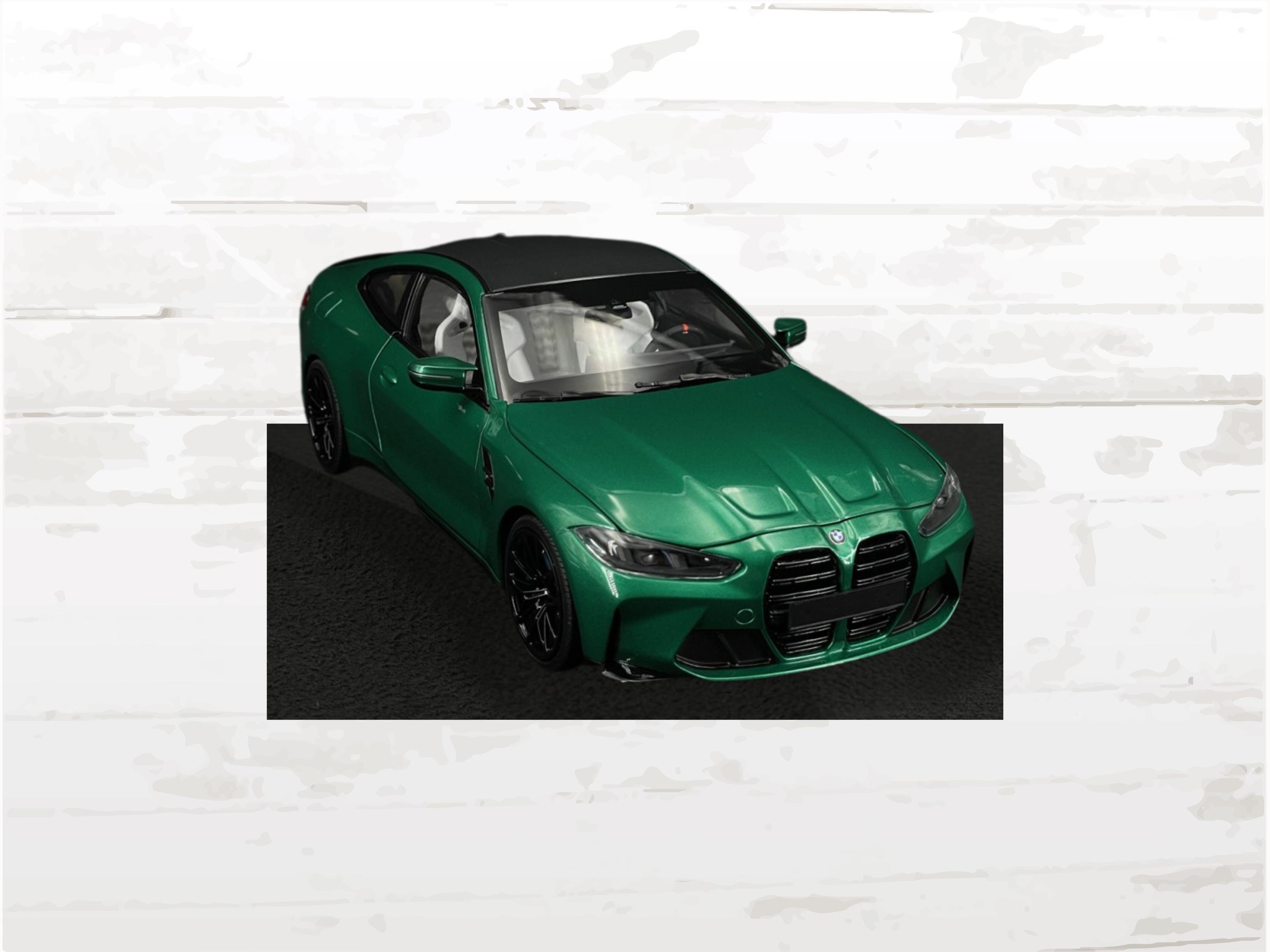 BMW Scale Model M4 Coupé 2024 Green Metallic | 1:18 - Etsy