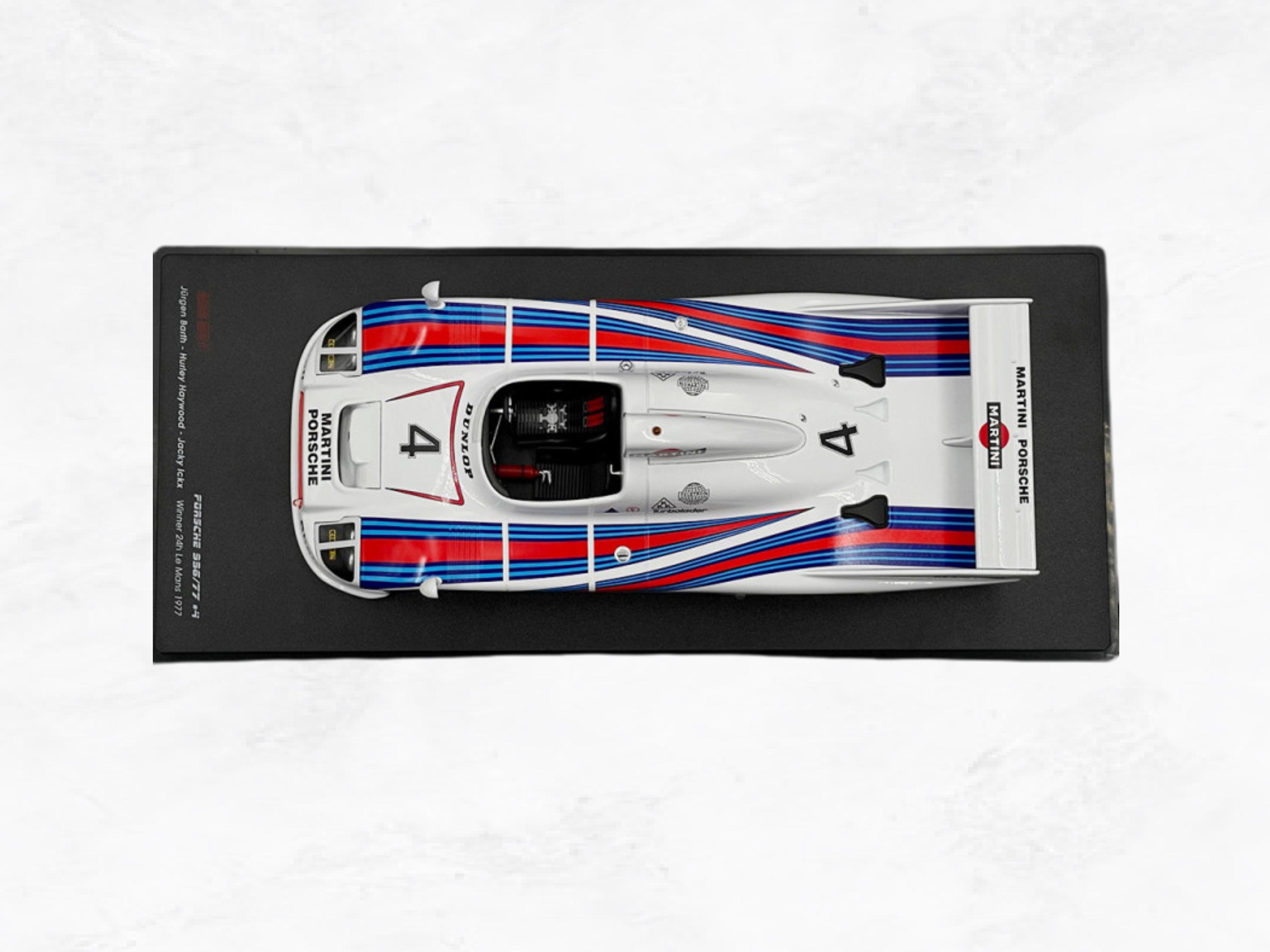 Porsche 936 Scale Model Martini Racing Le Mans 1977 Winner No.4