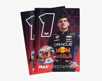 Formula 1 A4 Notebook 2-Pack - F1 World Champion Gift for Fans and Students