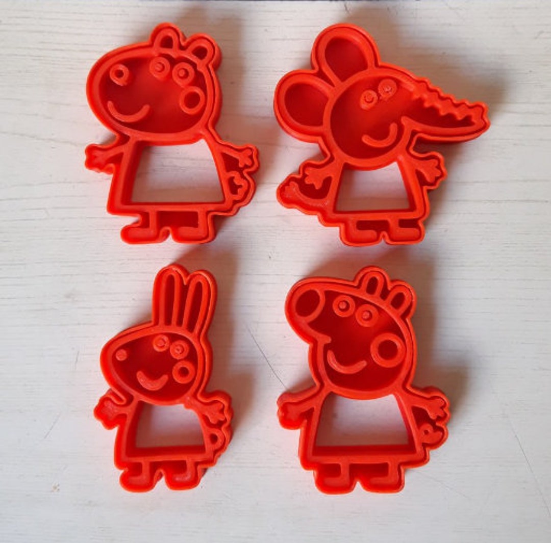 Peppa Pig Cookie Cutters STL File 3D Digital Printing - Etsy