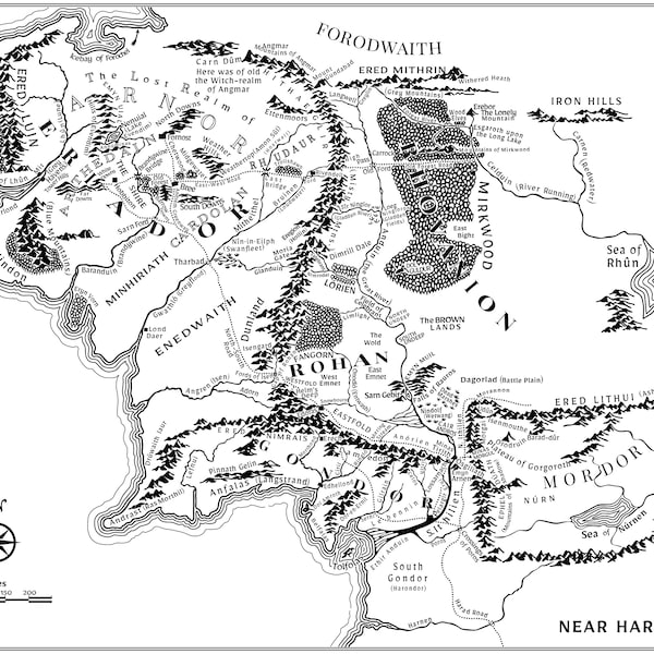Middle Earth Svg - Etsy