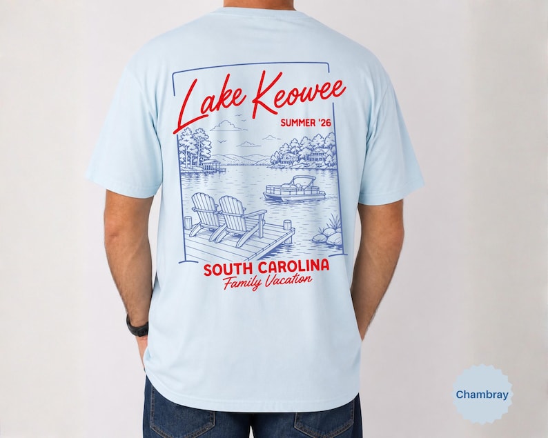 Camiseta personalizada para vacaciones familiares en el lago, colores cómodos, camiseta personalizada para la vida en el lago, camiseta de viaje grupal a juego con el nombre de la familia, camiseta de vacaciones imagen 5