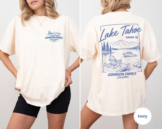 Comfort Colors Personalized Lake Life Shirt, Custom Lake Vacation Tee, Lake Camping Tshirt