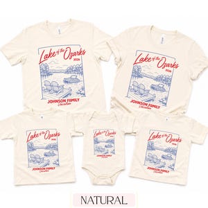 Personalized Lake Family Vacation Shirt, Custom Lake Camping Tee, Birthday Family Shirts