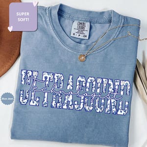 Comfort Colors® Ultrasound Tech Shirt and Sweatshirt, Ultrasound Technologist Gift,Sonographer Shirt,Sonography Student Graduation,Radiology