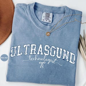 Comfort Colors® Ultrasound Tech Shirt and Sweatshirt, Ultrasound Technologist Gift,Sonographer Shirt,Sonography Student Graduation,Radiology