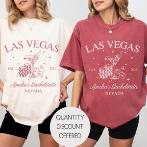 Vegas Girls Club Comfort Colors Shirt Vegas Bachelorette Shirt Custom Vegas Girls Club Shirt Retro Casino Bachelorette Party Shirt Vegas Tee