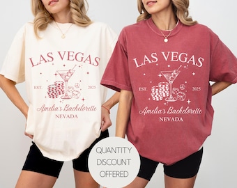 Vegas Girls Club Comfort Colors Shirt Vegas Bachelorette Shirt Custom Vegas Girls Club Shirt Retro Casino Bachelorette Party Shirt Vegas Tee