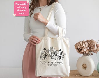 Grandma Tote Bag - the Best Moms Get Promoted to Grandma