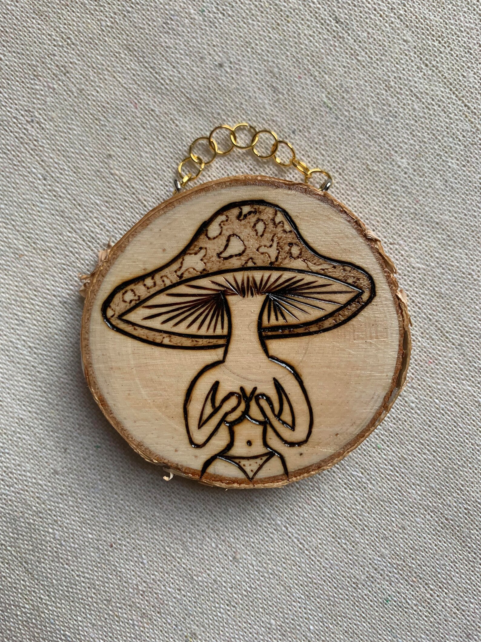 Mushroom Model (pyrography, Wood-burned) - Etsy