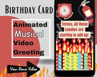 Funny Birthday Card - Digital E-Greeting - Unlimited Usage - Personalized E-card - Editable