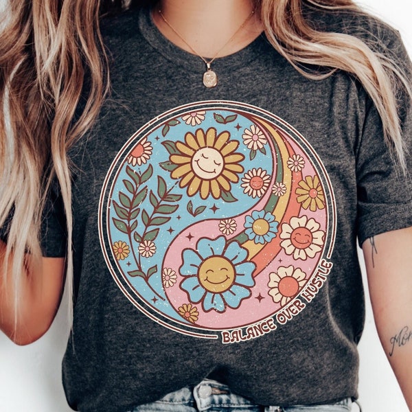 Retro Boho Shirt, Trendy Hippie Boho Shirt, Hippy Clothes, Boho Daisy Shirt, Groovy Font, Boho Gift For Her, Comfort Colors, Hippieshirt