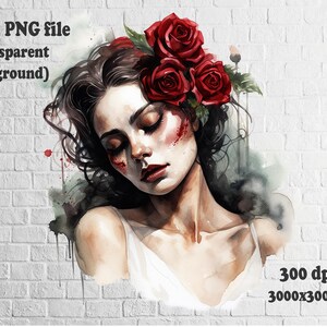 Donna png, acquerello png, sangue png, grafica delle streghe, mestieri di carta, album di ritagli, strega Halloween PNG, ragazza png, sublimazione png