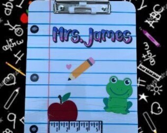 Personalized Teacher Clipboard