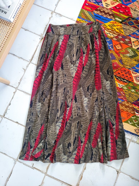 90s Vintage Harvé Bernard Maxi Skirt - image 5