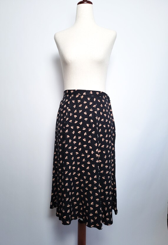 1980s Vintage Liz Claiborne Silk Top and Skirt Set - image 8