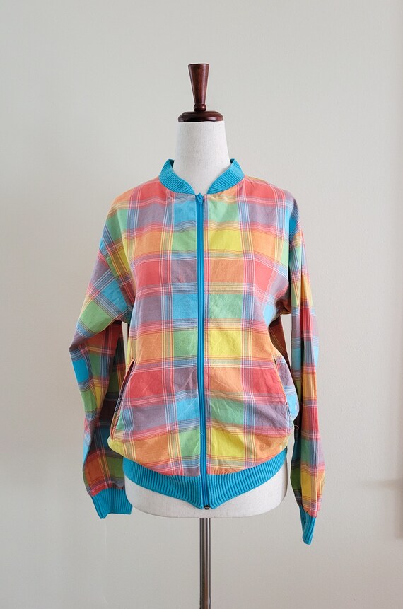 Vintage 70s Union Label Madras Jacket