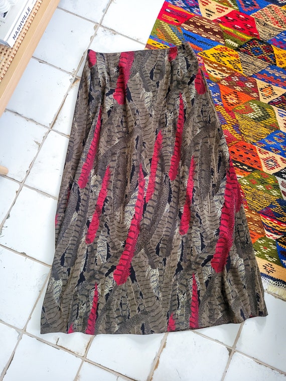 90s Vintage Harvé Bernard Maxi Skirt - image 1