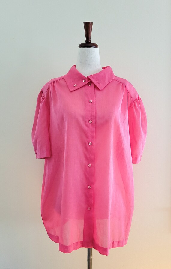 Vintage 60s Ship N Shore Pink Blouse - image 2