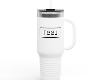 Taza térmica de viaje Real Broker de 40 oz / Vaso térmico