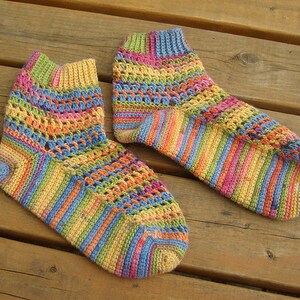 CROCHET PATTERN, Crochet Socks Pattern,  Crocheted Socks