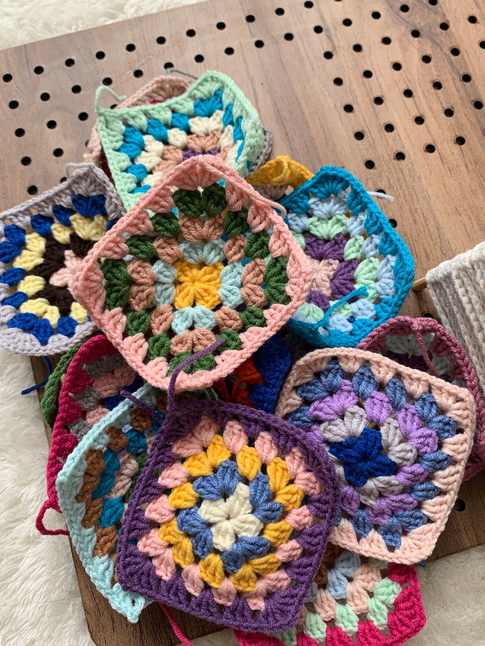 CROCHET PATTERN, Easy Crochet Granny Square Pattern, Beginner Crochet ...