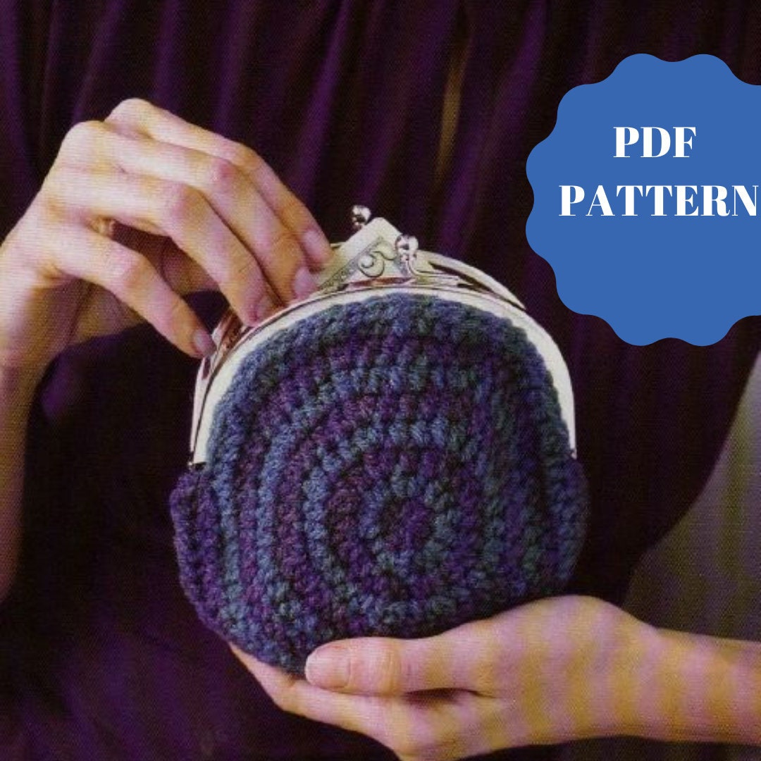 CROCHET PATTERN, Coin Purse Pattern, Easy Crochet Pattern, Crochet ...