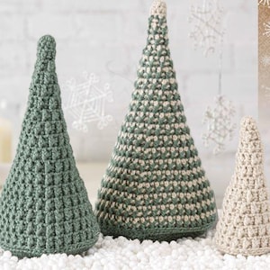 CROCHET PATTERN, Christmas Tree Crochet Pattern, Plush Tree Crochet Pattern, Small Medium Large Christmas Tree Pattern