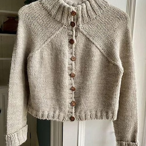 Knit Cardigan for Women, Cotton Cardigan, Cardigan Sweater, Knitted Jacket, Chunky Knit Cardigan