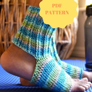 CROCHET PATTERN, dancing socks,  yoga socks, pilates socks, easy pattern, beginner friendly sock pattern, leg warmers