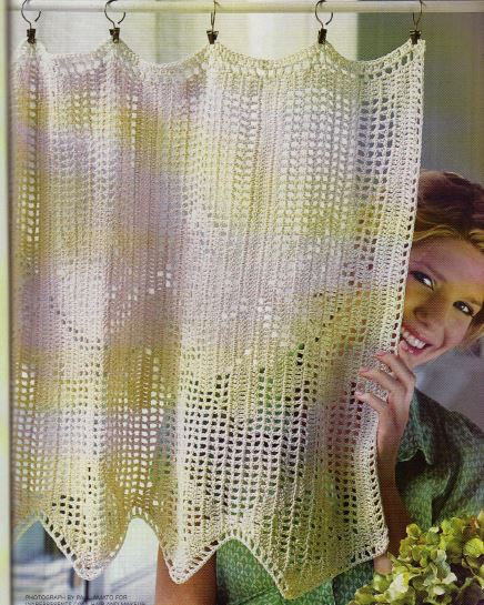 CROCHET PATTERN, Lace curtain pattern, Boho curtain pattern, Vintage curtain pattern