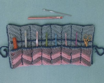 CROCHET PATTERN, Crochet Hook Case Pattern PDF