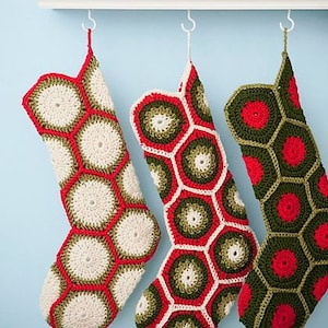 CROCHET PATTERN, Christmas Stocking Crochet Pattern,  Crochet Christmas Stocking Pattern,  Holiday Decor, Christmas Decor
