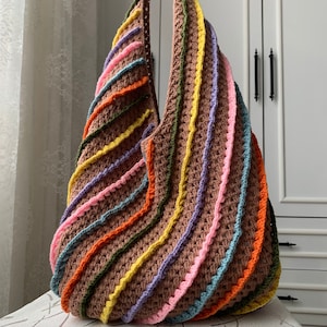 Häkelanleitung - Schultertasche häkeln, Muster häkeln, Muster häkeln, Muster häkeln, Muster häkeln, Muster häkeln, Muster häkeln
