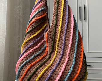 CROCHET PATTERN, Crochet tote bag pattern,  Crochet shoulder bag pattern, Crochet market bag pattern, Granny Stitch bag pattern
