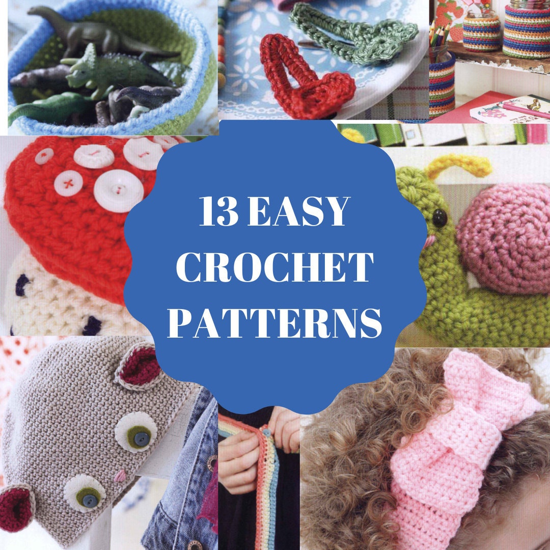 CROCHET PATTERN, Crochet Basics, Fun and Easy Crochet Projects for