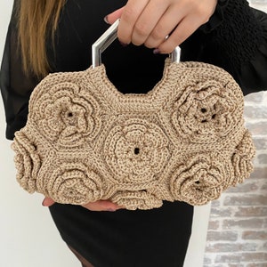 Evening Clutch Bag, Luxury Clutch Bag, Handmade Clutch Bag For Women, Party bag, Floral bag handmade
