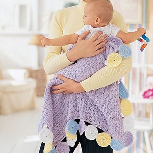CROCHET PATTERN, Quick and Easy Crochet Baby Blanket Pattern