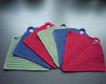CROCHET PATTERN, Super easy potholder pattern, beginners crochet pattern