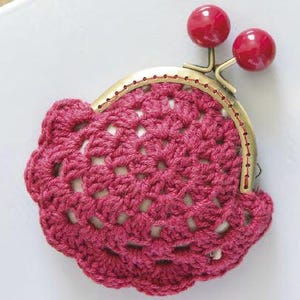 CROCHET PATTERN, Coin Purse,  Easy Crochet Pattern, Crochet Mini Coin Purse Pattern, Kisslock Wallet Pattern, Coin Purse Pattern