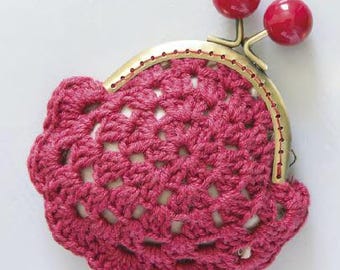 CROCHET PATTERN, Coin Purse,  Easy Crochet Pattern, Crochet Mini Coin Purse Pattern, Kisslock Wallet Pattern, Coin Purse Pattern