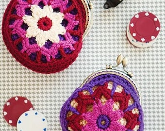 MOTIF AU CROCHET, Porte-monnaie en dentelle, Modèle de porte-monnaie au crochet, Modèle de portefeuille au crochet, Modèle de porte-monnaie, Modèle de sac à main