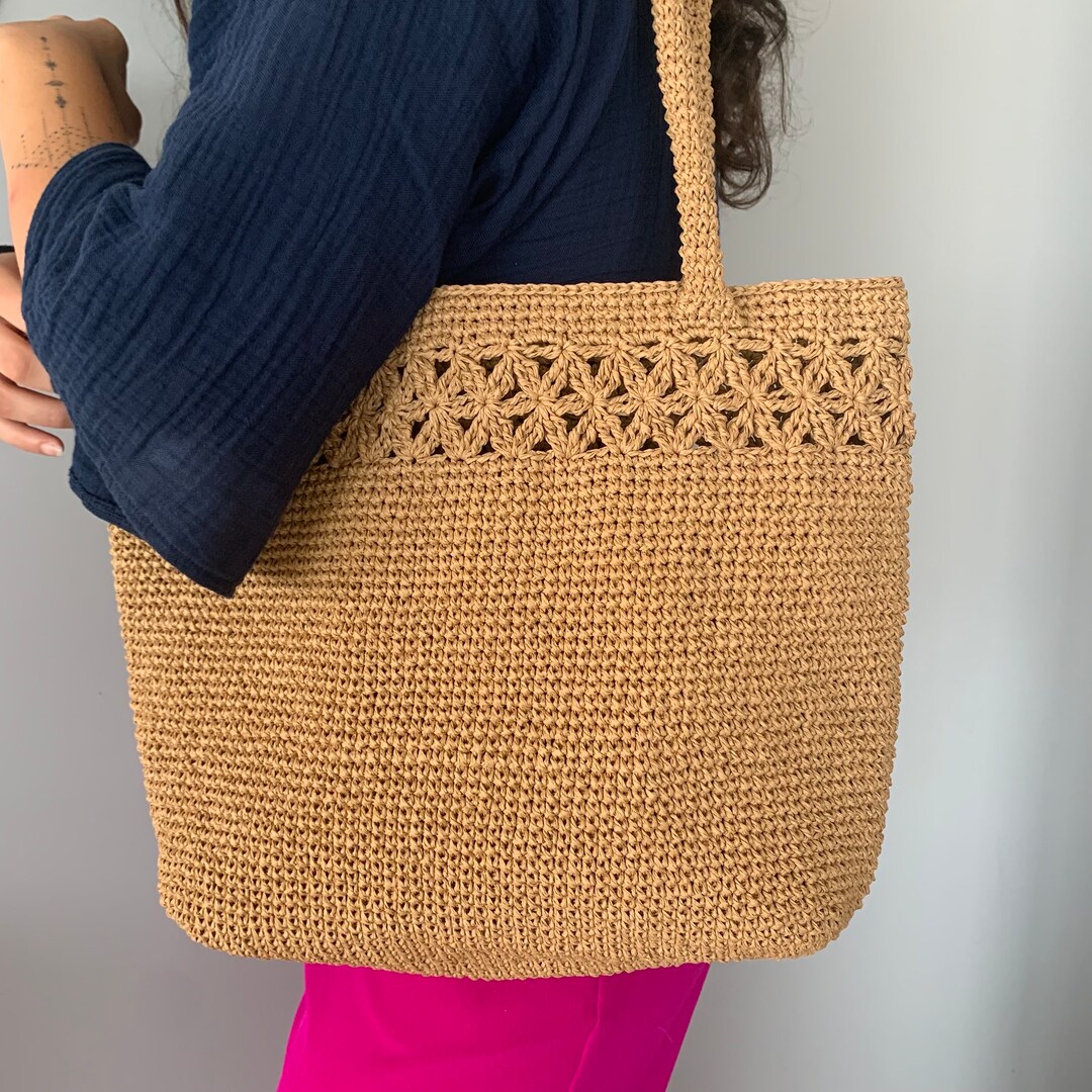 Straw Woven Shoulder Bags Women Summer Beach Vacation Ladies Travel