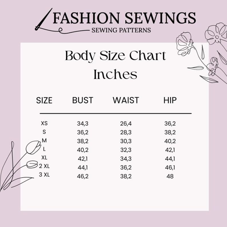 Oversize T-Shirt & Cycle Shorts Sewing Pattern: Women's Sizes XS-3XL (PDF Pattern) image 5