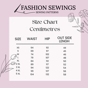 Oversize T-Shirt & Cycle Shorts Sewing Pattern: Women's Sizes XS-3XL (PDF Pattern) image 3